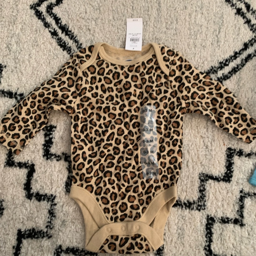 Old Navy Leopard Onesie